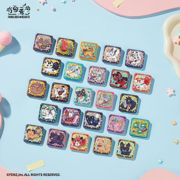 FABULOUS BEASTS-Eight Treasure Candy-Badge Blind Box