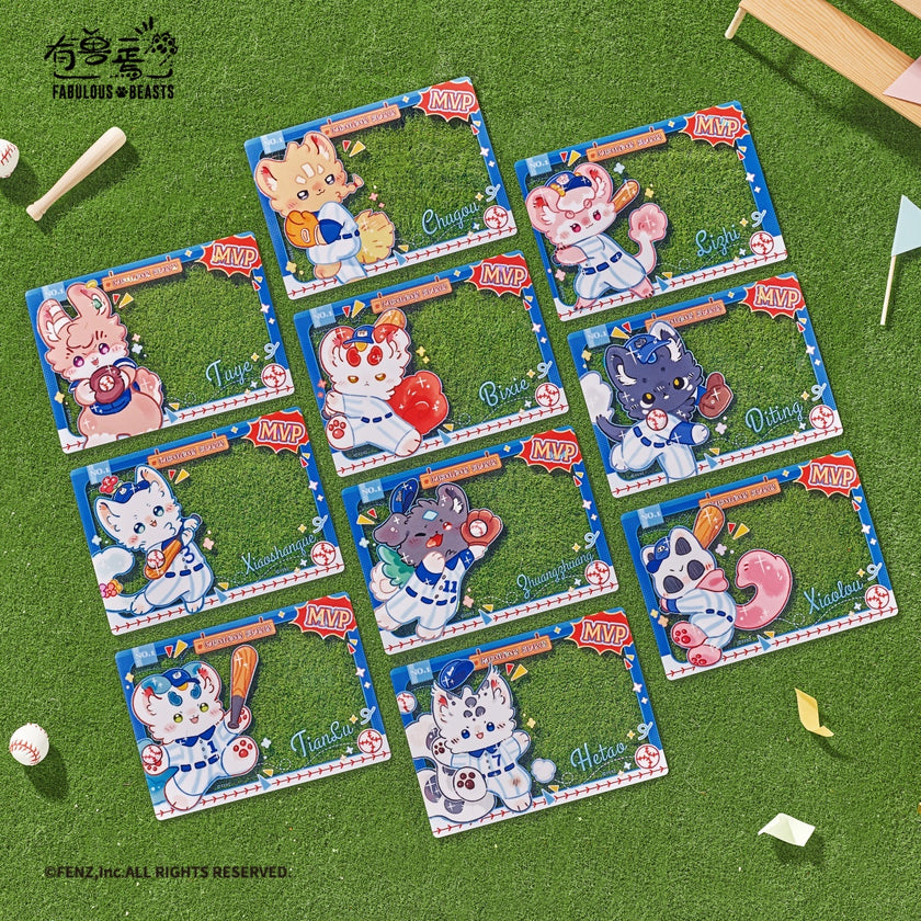 FABULOUS BEASTS Baseball Series Clear Card Blind Box