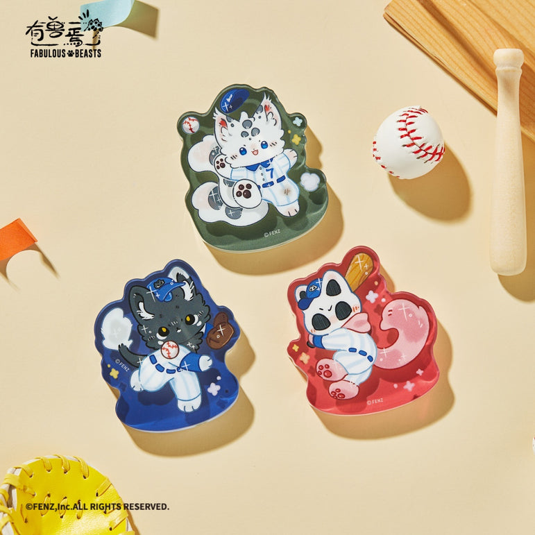 FABULOUS BEASTS 野球シリーズ アクリル冷蔵庫マグネット ブラインドボックス