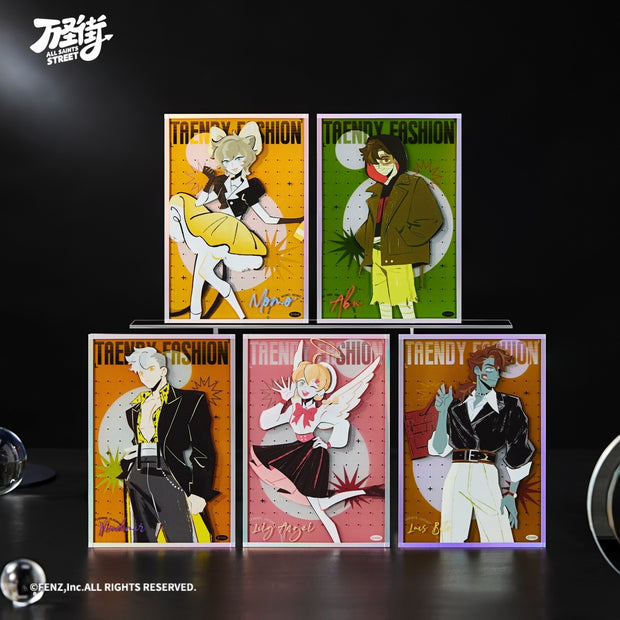 ALL SAINTS STREET-Trendy Fashion-Acrylic Shikishi Art Board Blind Box