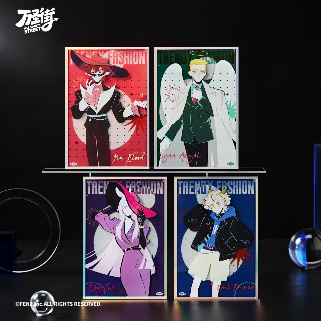 ALL SAINTS STREET-Trendy Fashion-Acrylic Shikishi Art Board Blind Box