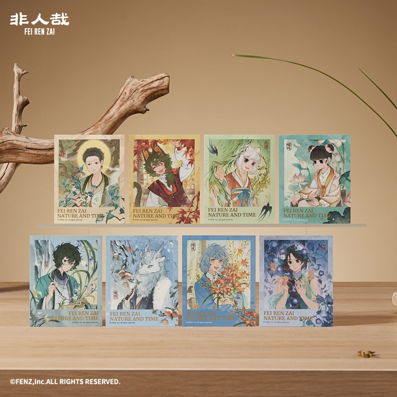 FEI REN ZAI-Nature and Time-Instant Photo-Style Trading Cards Blind Box