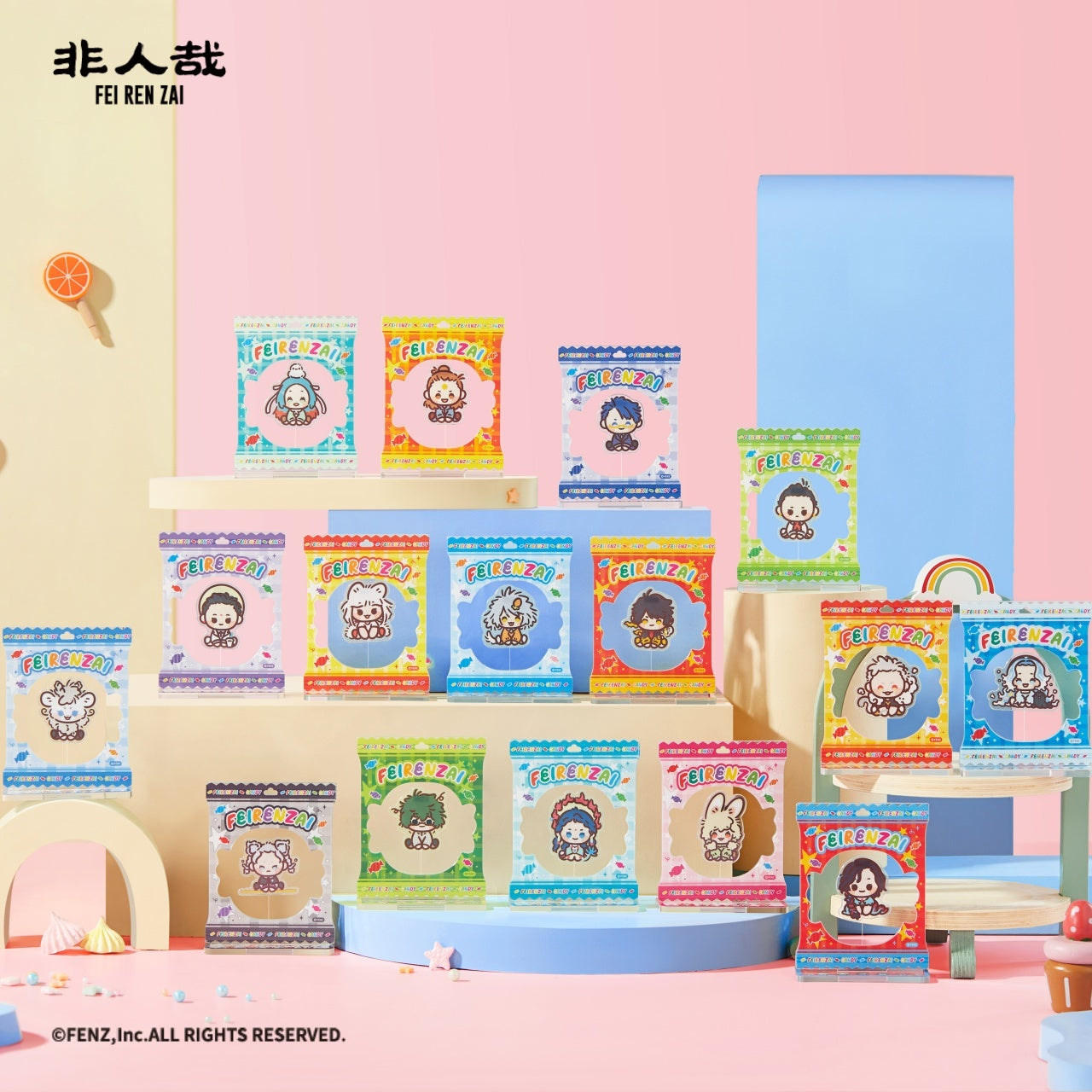 FEI REN ZAI - Candy on me Series 2 - Floating Acrylic Standee Blind Box