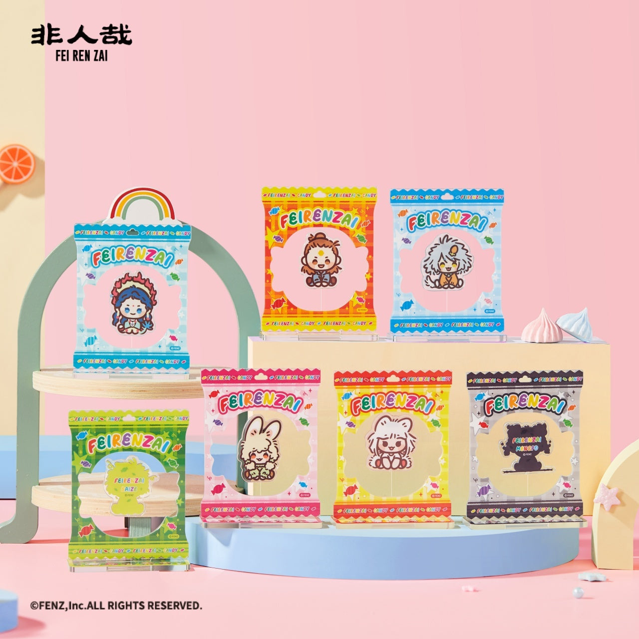 FEI REN ZAI - Candy on me Series 2 - Floating Acrylic Standee Blind Box