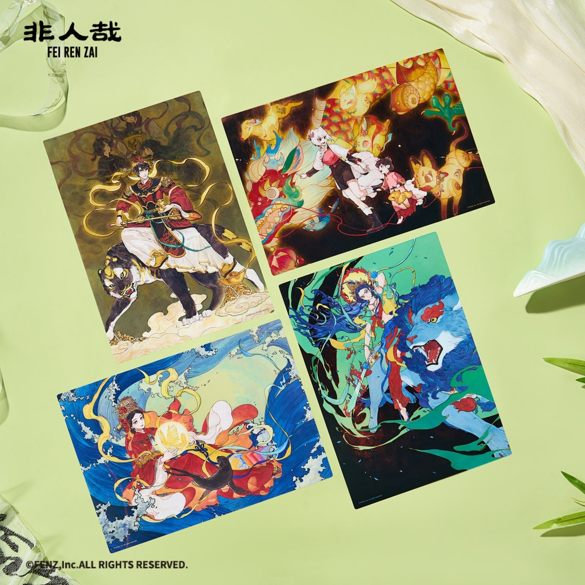 FEI REN ZAI Mountain & Sea Wander Series PET Poster Blind Box