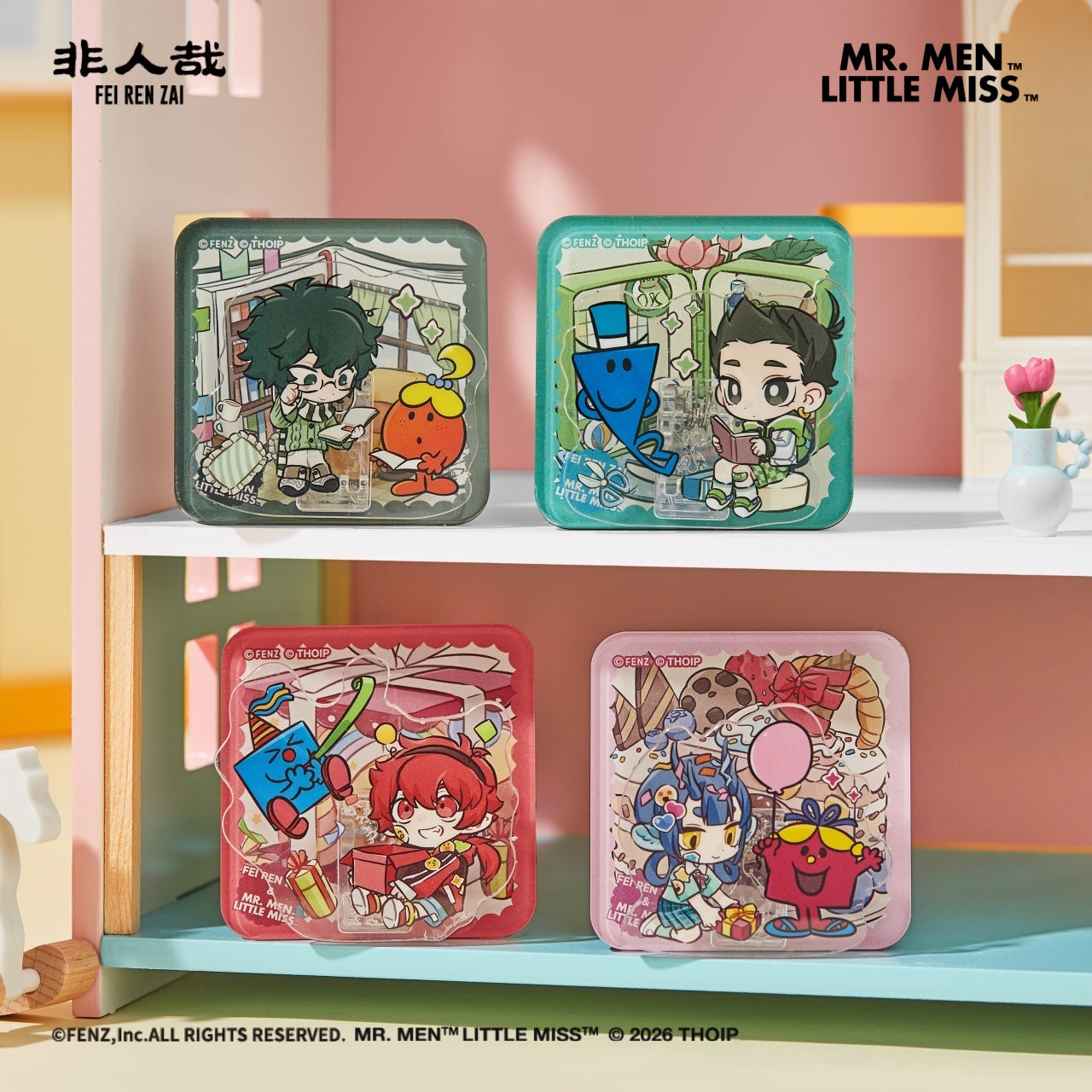 FEI REN ZAI & MMLM アクリル製冷蔵庫マグネット ブラインドボックス
