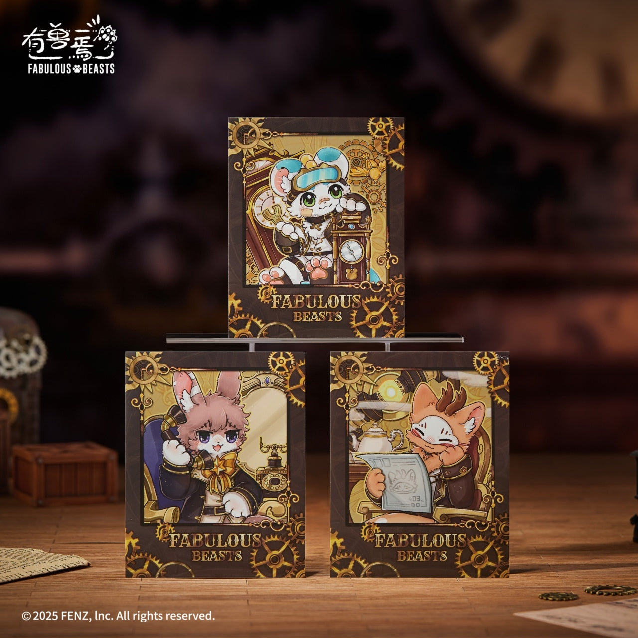 Fabulous Beasts Steam Age Instant Photo-Style Trading Cards Blind Box