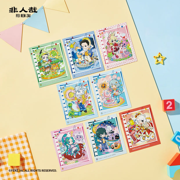 FEIRENZAIxTaMaGoTcHi Q Version Instant Photo-Style Trading Cards Blind Box