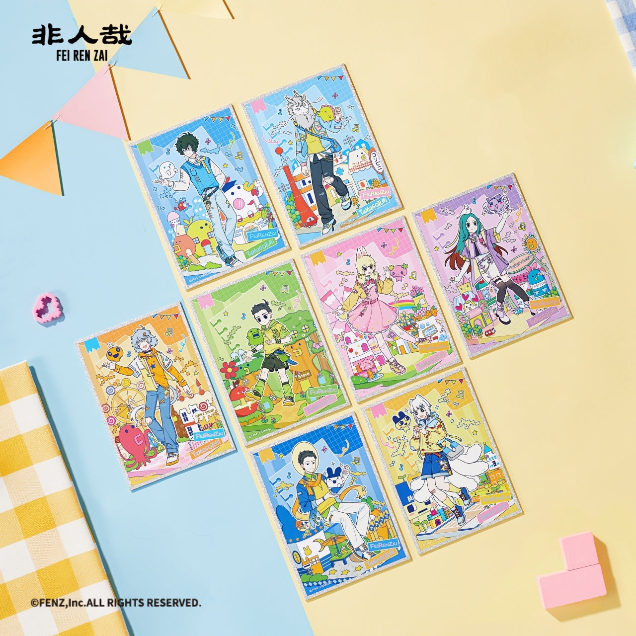 FEIRENZAIxTaMaGoTcHi Shikishi Art Board Blind Box