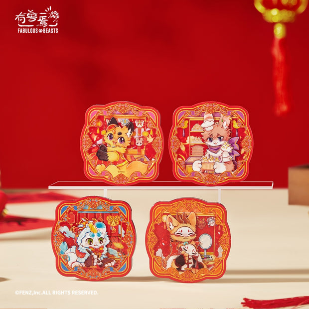 FABULOUS BEASTS Luminous Years Series Acrylic Refrigerator Stickers Blind Box