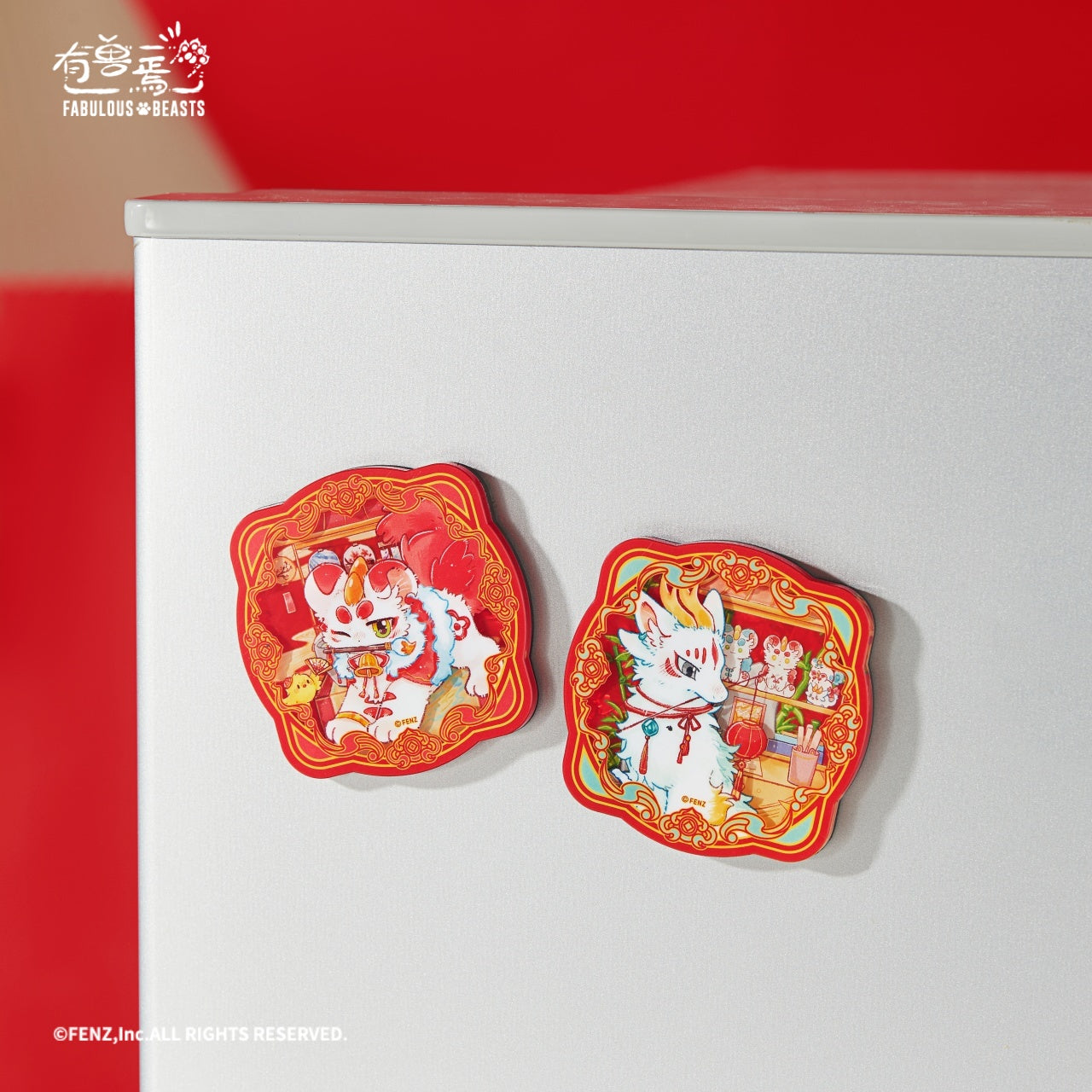 FABULOUS BEASTS Luminous Years Series Acrylic Refrigerator Stickers Blind Box