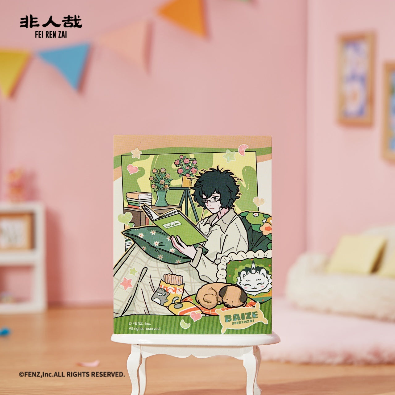 FEI REN ZAI Pajama Party Series Instant Photo-Style Trading Cards Blind Box