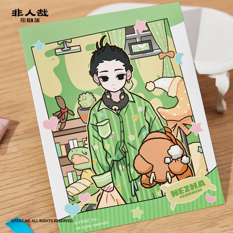 FEI REN ZAI Pajama Party Series Instant Photo-Style Trading Cards Blind Box