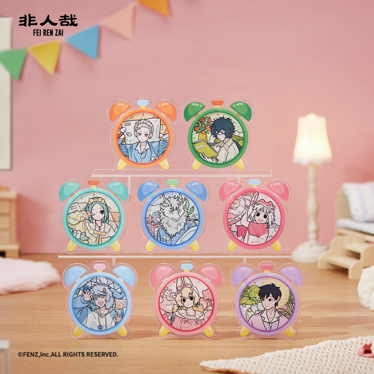 FEI REN ZAI Pajama Party Acrylic Fridge Magnet Blind Box
