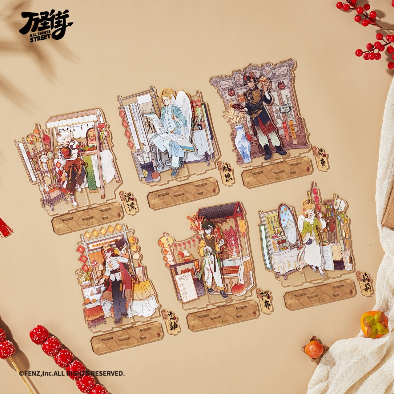 ALL SAINTS STREET-Garden Fete Series-Acrylic Standee