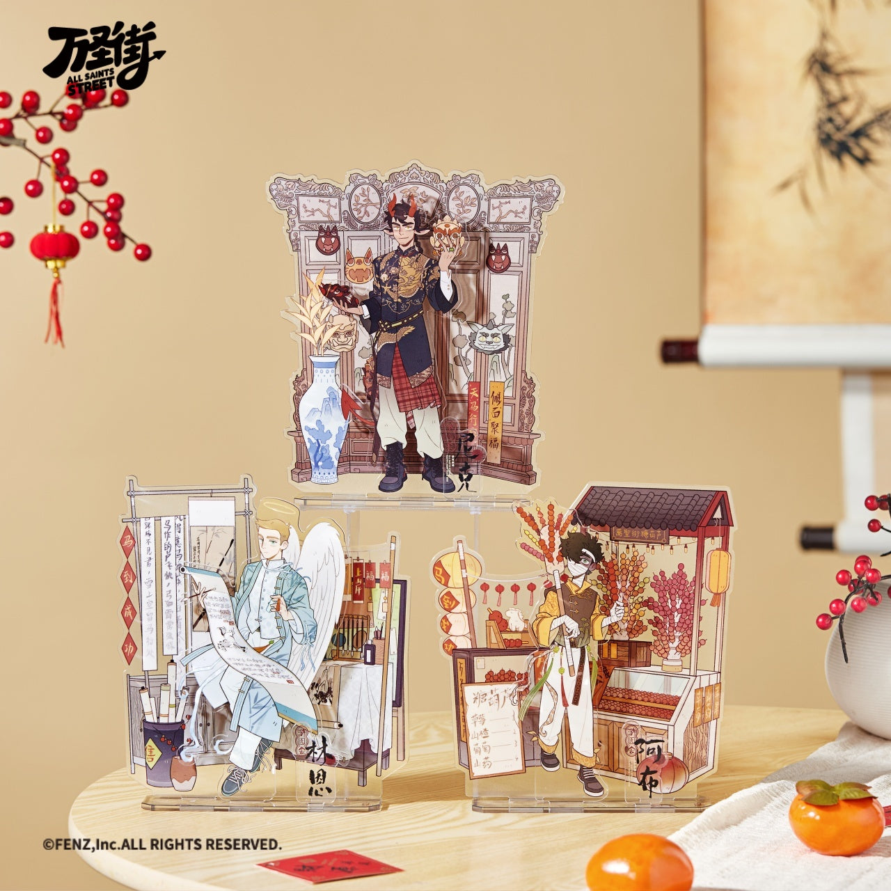 ALL SAINTS STREET-Garden Fete Series-Acrylic Standee