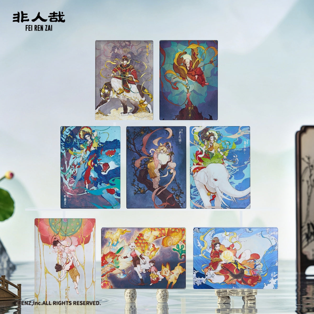FEI REN ZAI Mountain & Sea Wander Series Acrylic Brick Blind Box