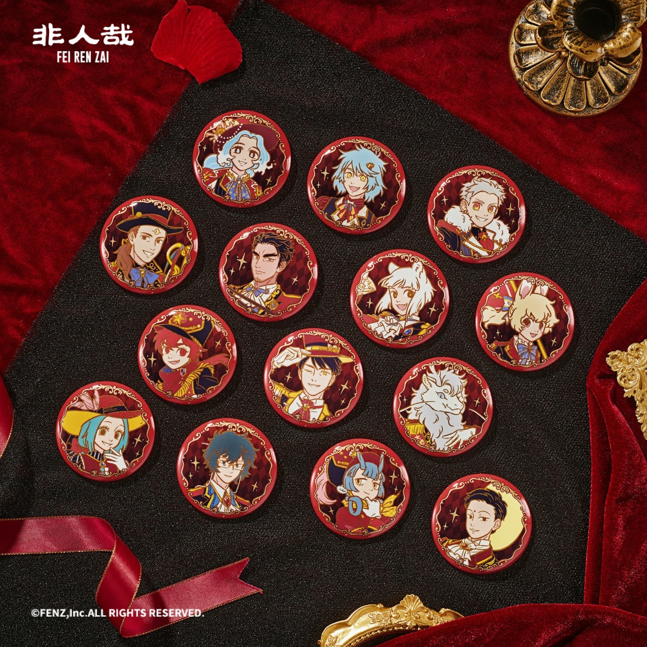 Limited Edition FEI REN ZAI Dressage Series Round Badge