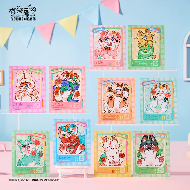 FABULOUS BEASTS-Wagging Tails Series 2-Instant Photo-Style Trading Cards Blind Box
