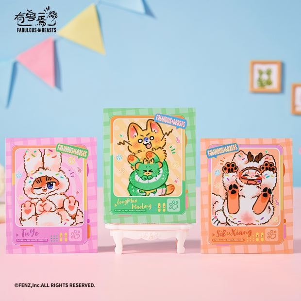 FABULOUS BEASTS-Wagging Tails Series 2-Instant Photo-Style Trading Cards Blind Box