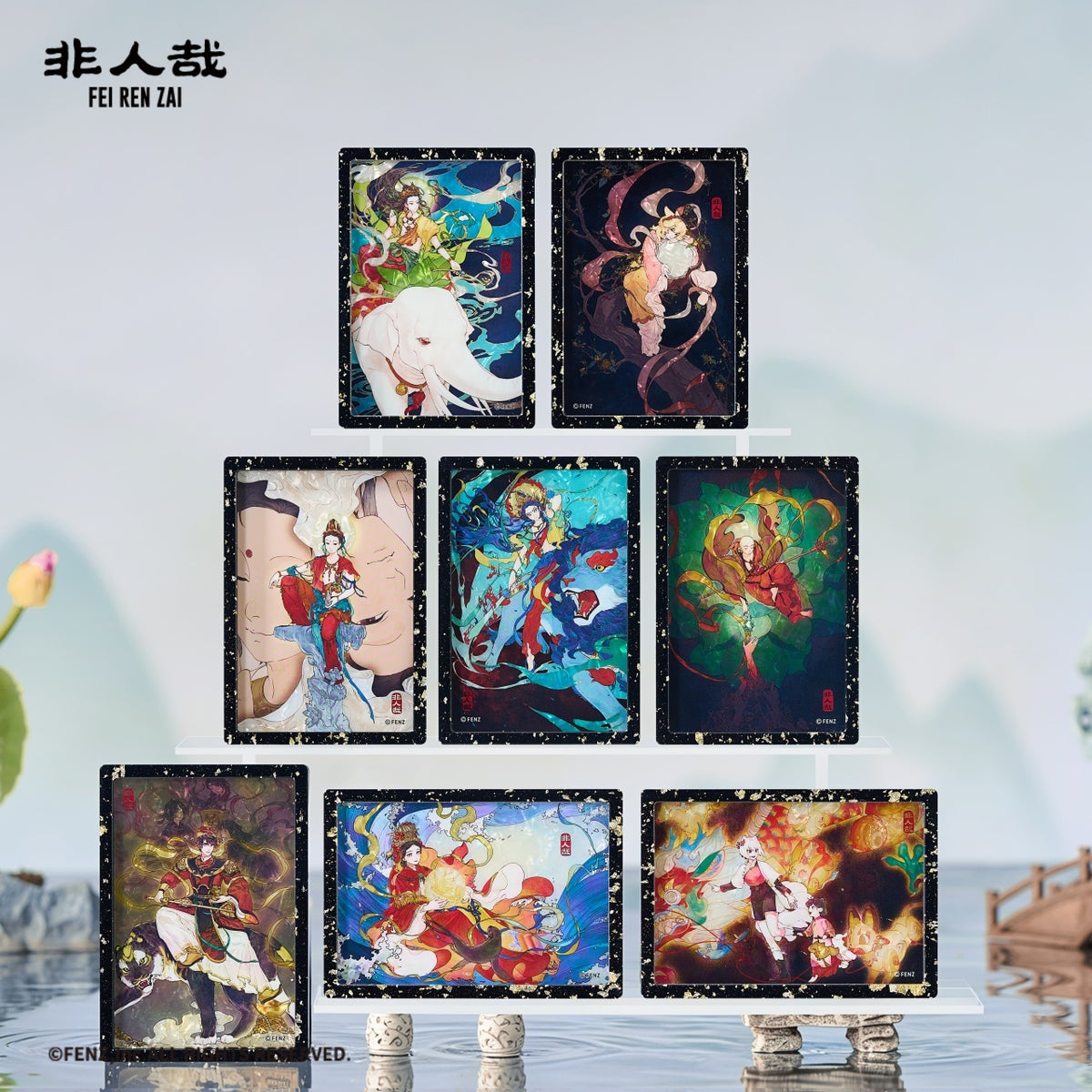 FEI REN ZAI Mountain & Sea Wander Series Acrylic Fridge Magnet Blind Box