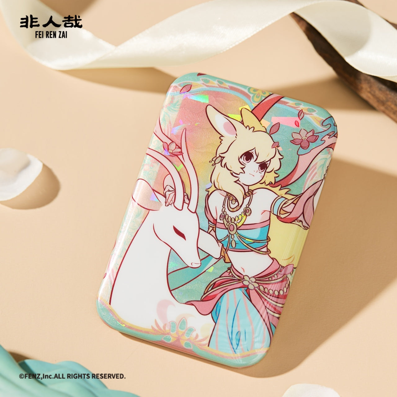FEI REN ZAI×DUN HUANG ART-Nine-Colored Celestial Deer-Badge Blind Box