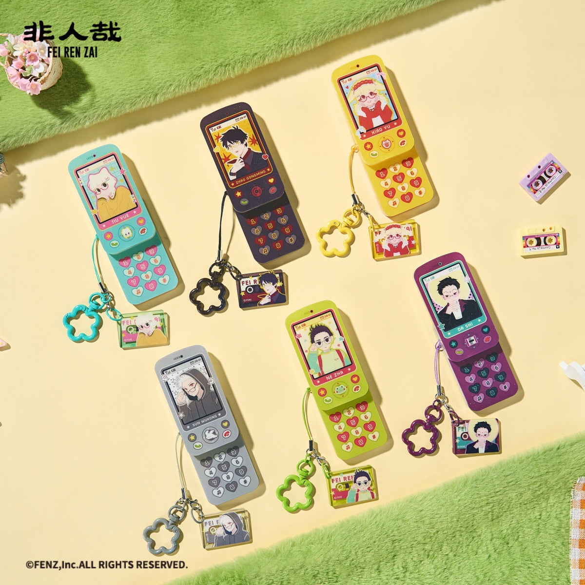 FEI REN ZAI Click Clack Acrylic Charm Blind Box