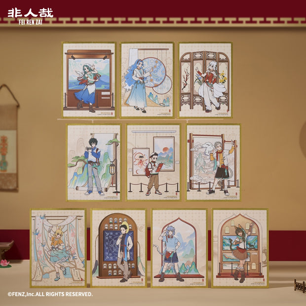 非人哉 - Fun Past Present シリーズ - 色紙アートボードブラインドボックス