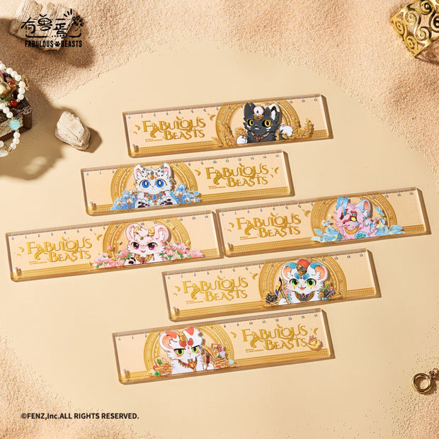 Fabulous Beasts Golden Vow Series Acrylic Ruler Blind Box