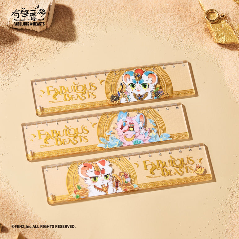 Fabulous Beasts Golden Vow Series Acrylic Ruler Blind Box