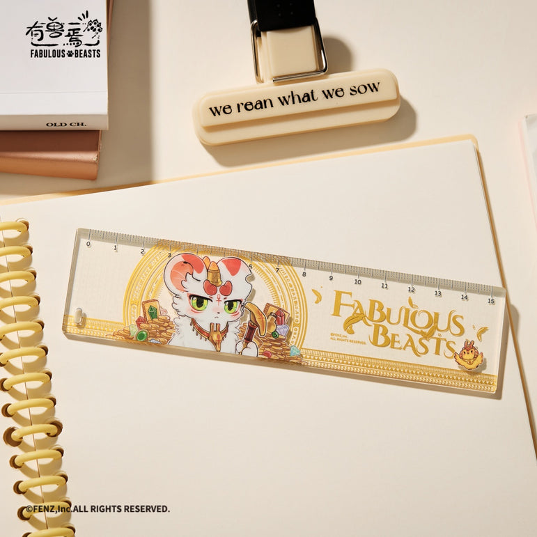 Fabulous Beasts Golden Vow Series Acrylic Ruler Blind Box