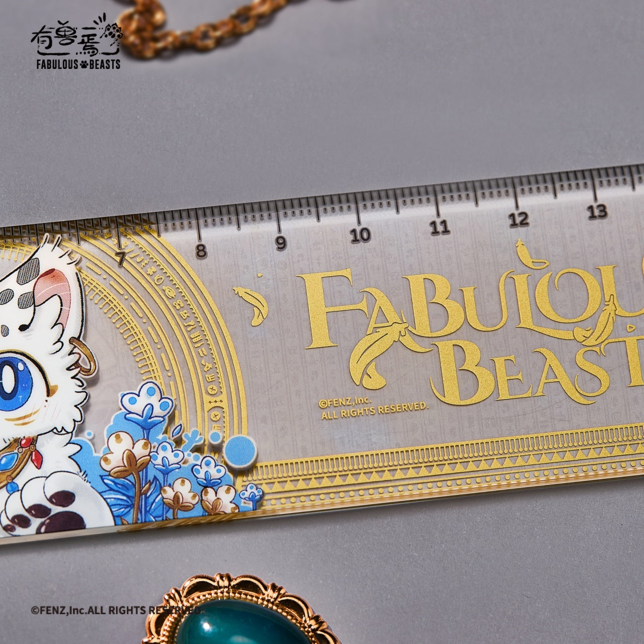 Fabulous Beasts Golden Vow Series Acrylic Ruler Blind Box