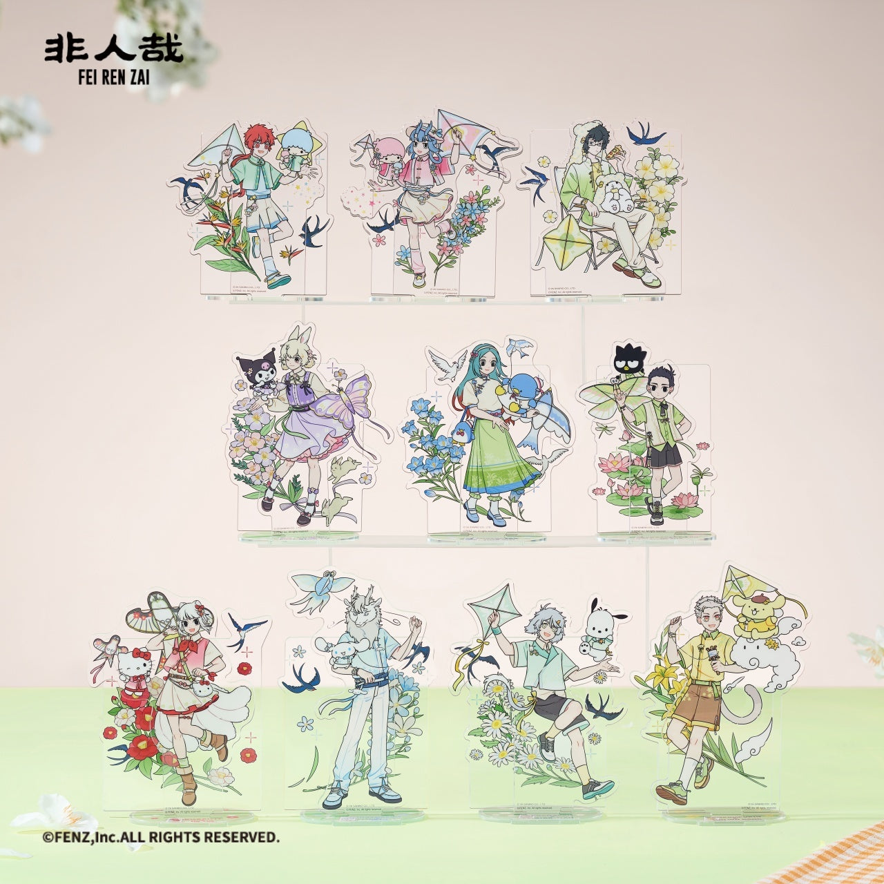 フェイレンザイ x サンリオキャラクターズ - アクリルスタンド