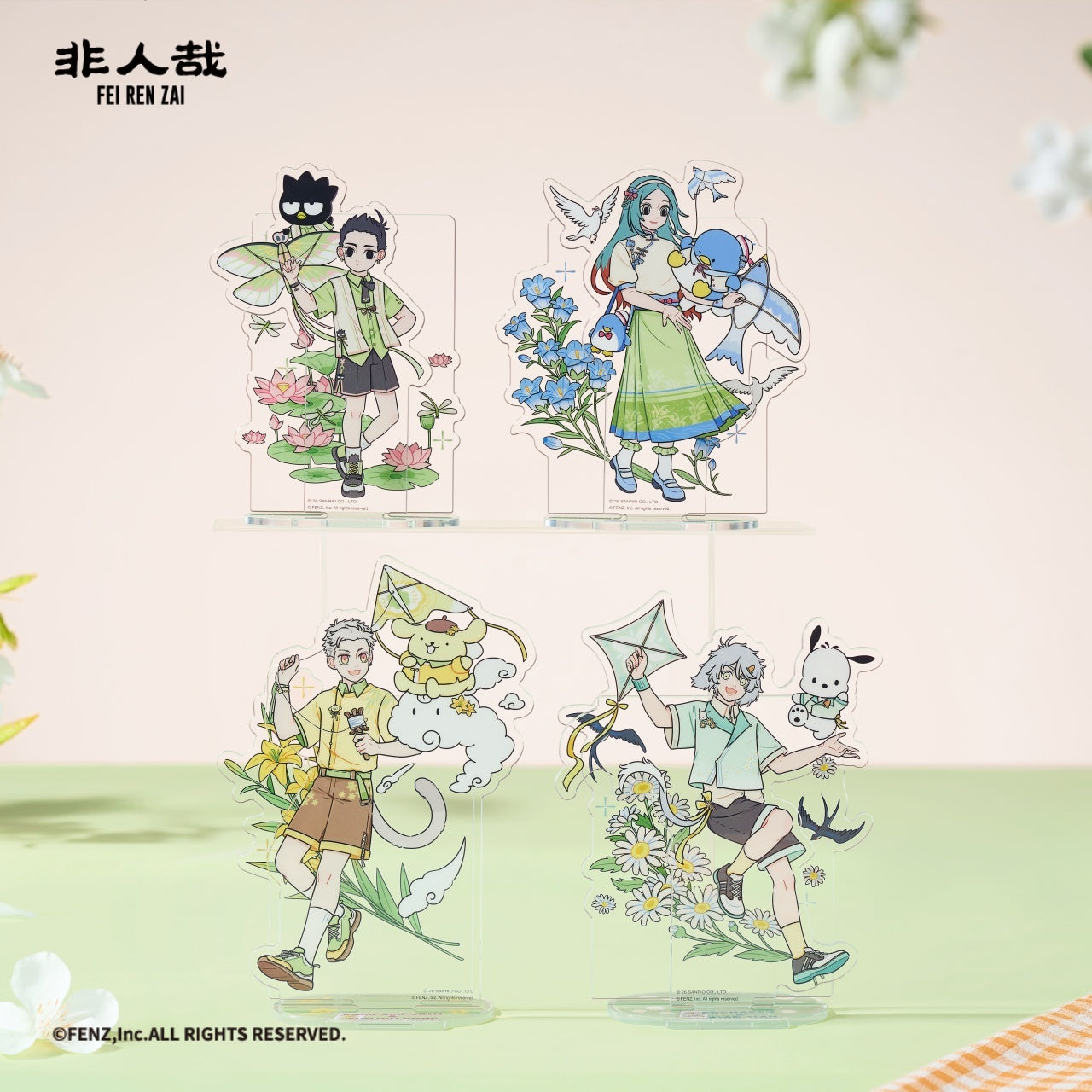 フェイレンザイ x サンリオキャラクターズ - アクリルスタンド