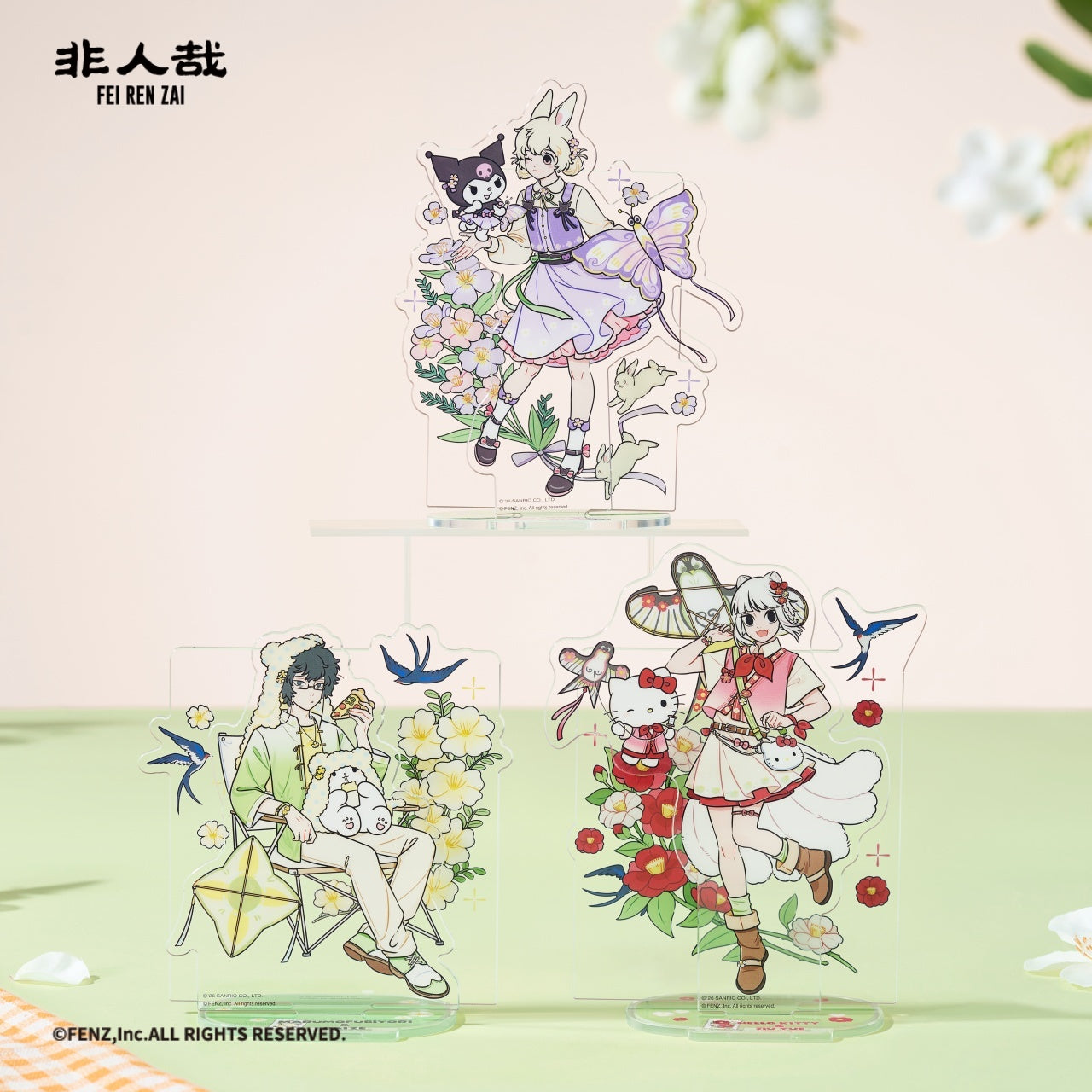 フェイレンザイ x サンリオキャラクターズ - アクリルスタンド