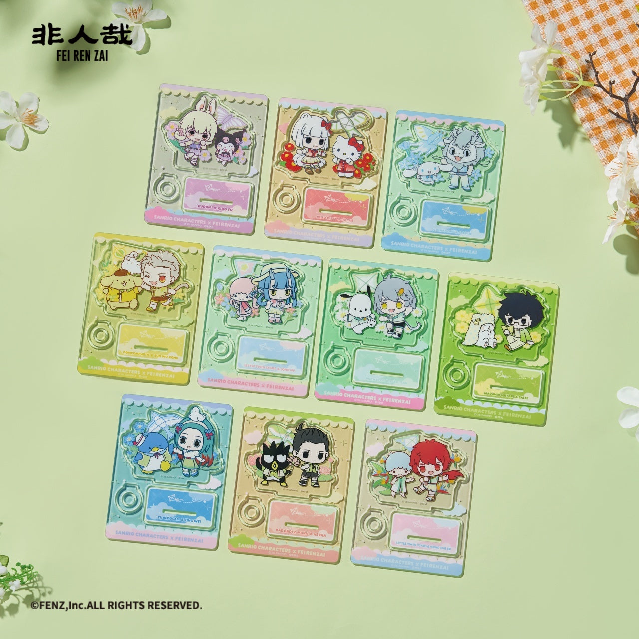FEI REN ZAI x SANRIO CHARACTERS - Acrylic Standee Blind Box