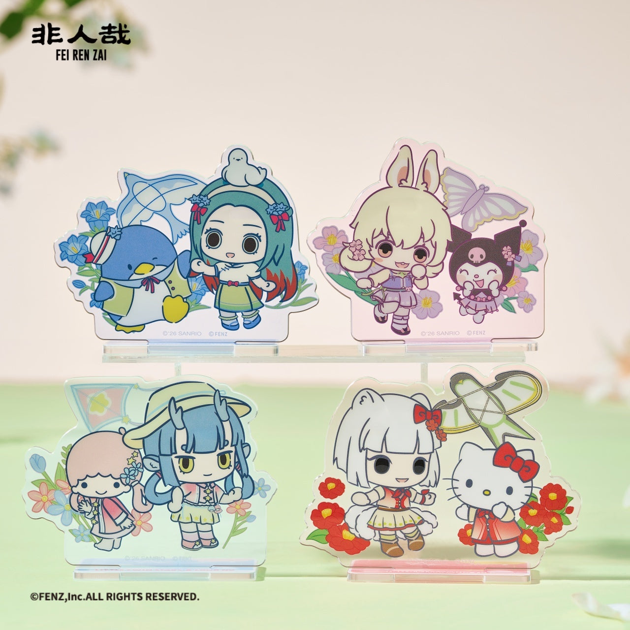 FEI REN ZAI x SANRIO CHARACTERS - Acrylic Standee Blind Box