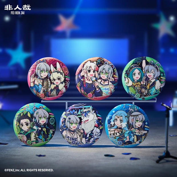 FEI REN ZAI x LUO TIAN YI Shining Beat Series Badge Blind Box