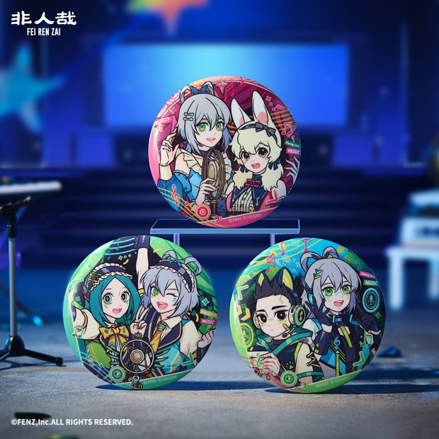 FEI REN ZAI x LUO TIAN YI Shining Beat Series Badge Blind Box