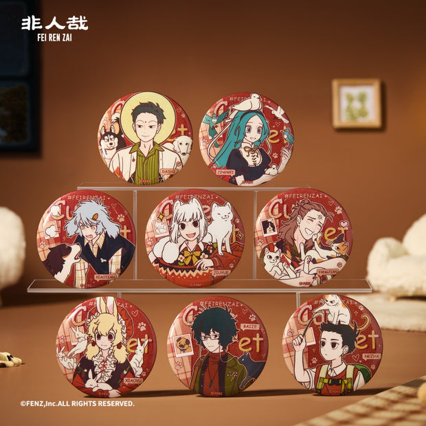 FENZ Official FEIRENZAI Limited Edition Cute Pets Badge Blind Box