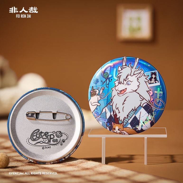 FENZ Official FEIRENZAI Limited Edition Cute Pets Badge Blind Box