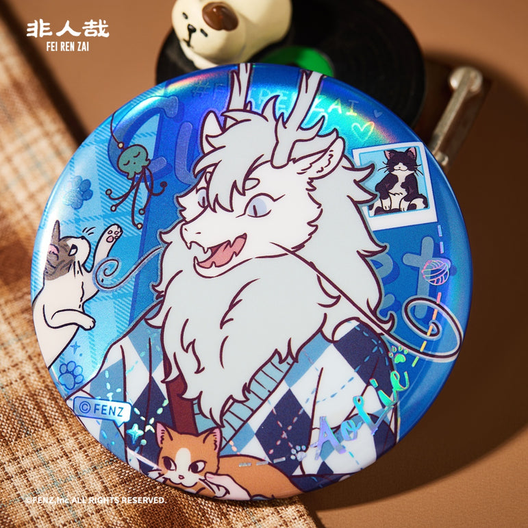 FENZ Official FEIRENZAI Limited Edition Cute Pets Badge Blind Box