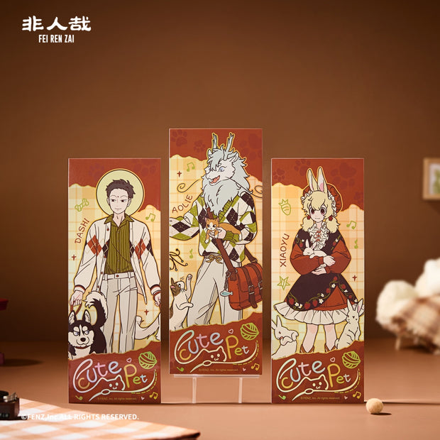 Limited Edition FEI REN ZAI Cute Pets Holographic Ticket Blind Box