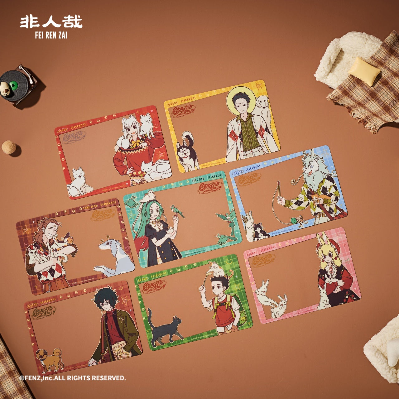 Limited Edition FEI REN ZAI-Cute Pets-Clear Card Blind Box