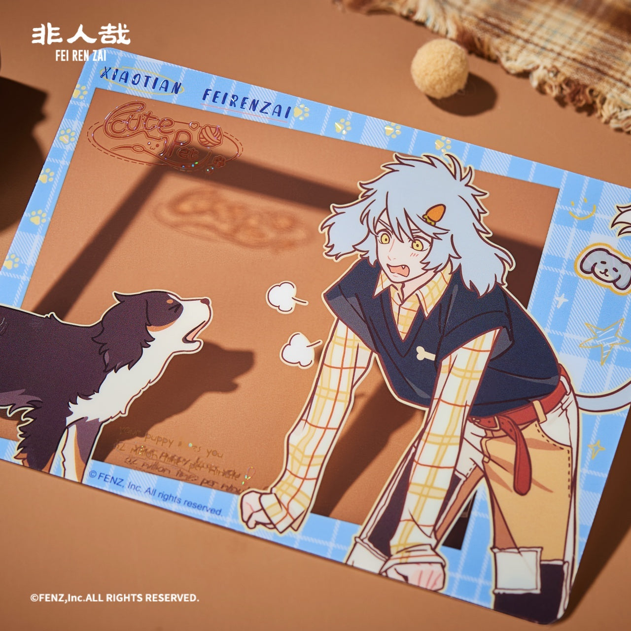 Limited Edition FEI REN ZAI-Cute Pets-Clear Card Blind Box