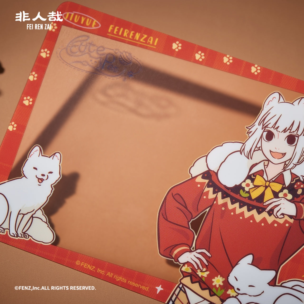 Limited Edition FEI REN ZAI-Cute Pets-Clear Card Blind Box