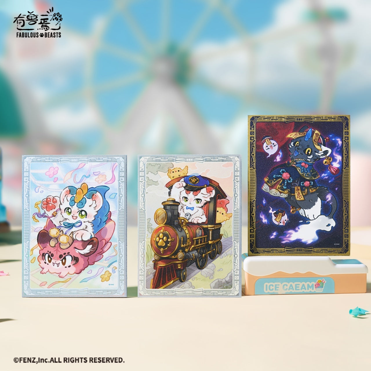 FABULOUS BEASTS Fluffy Paradise Series-Shikishi Art Board Blind Box