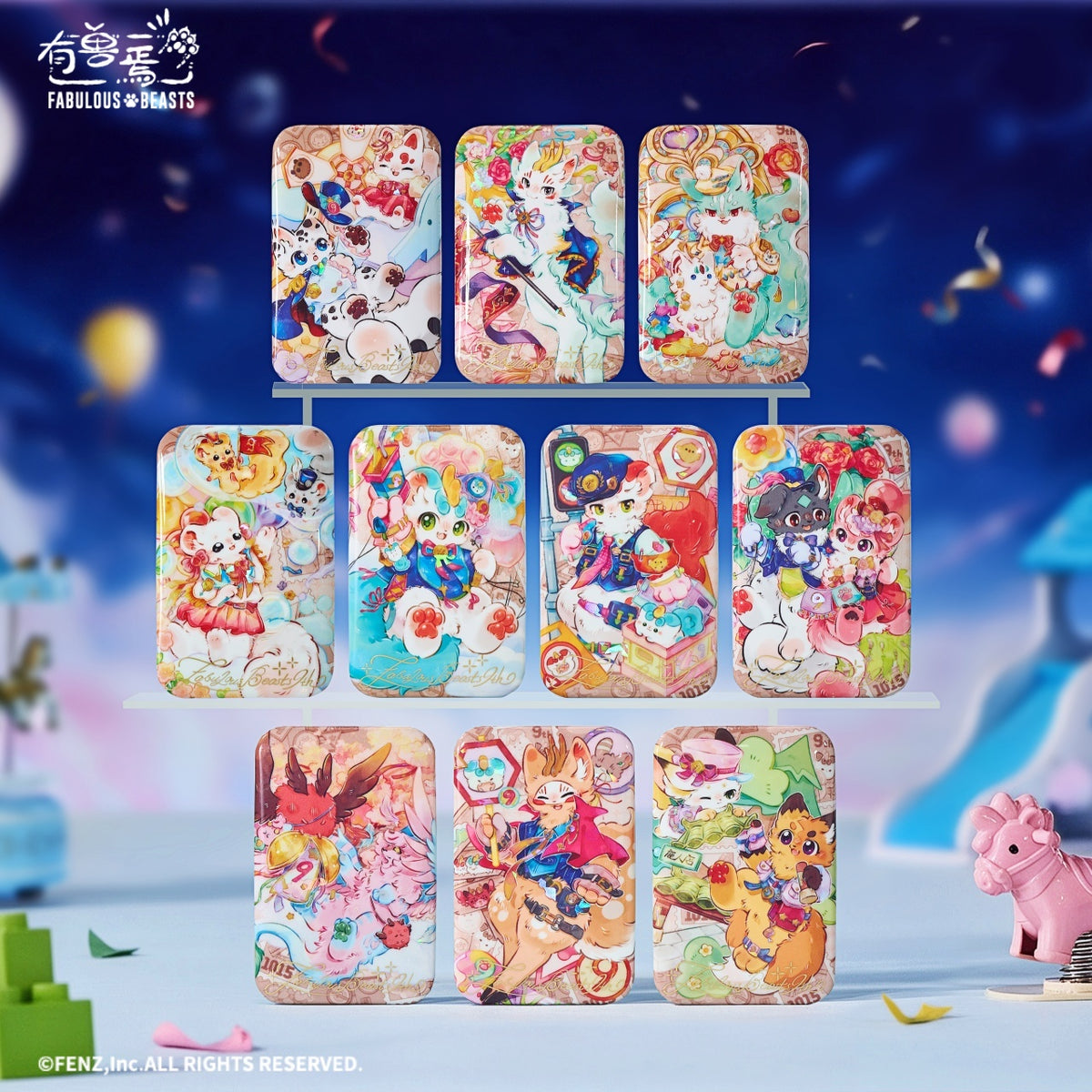FABULOUS BEASTS  9th Anniversary Series Badge Blind Box