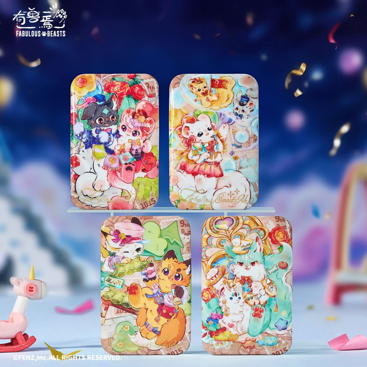 FABULOUS BEASTS  9th Anniversary Series Badge Blind Box