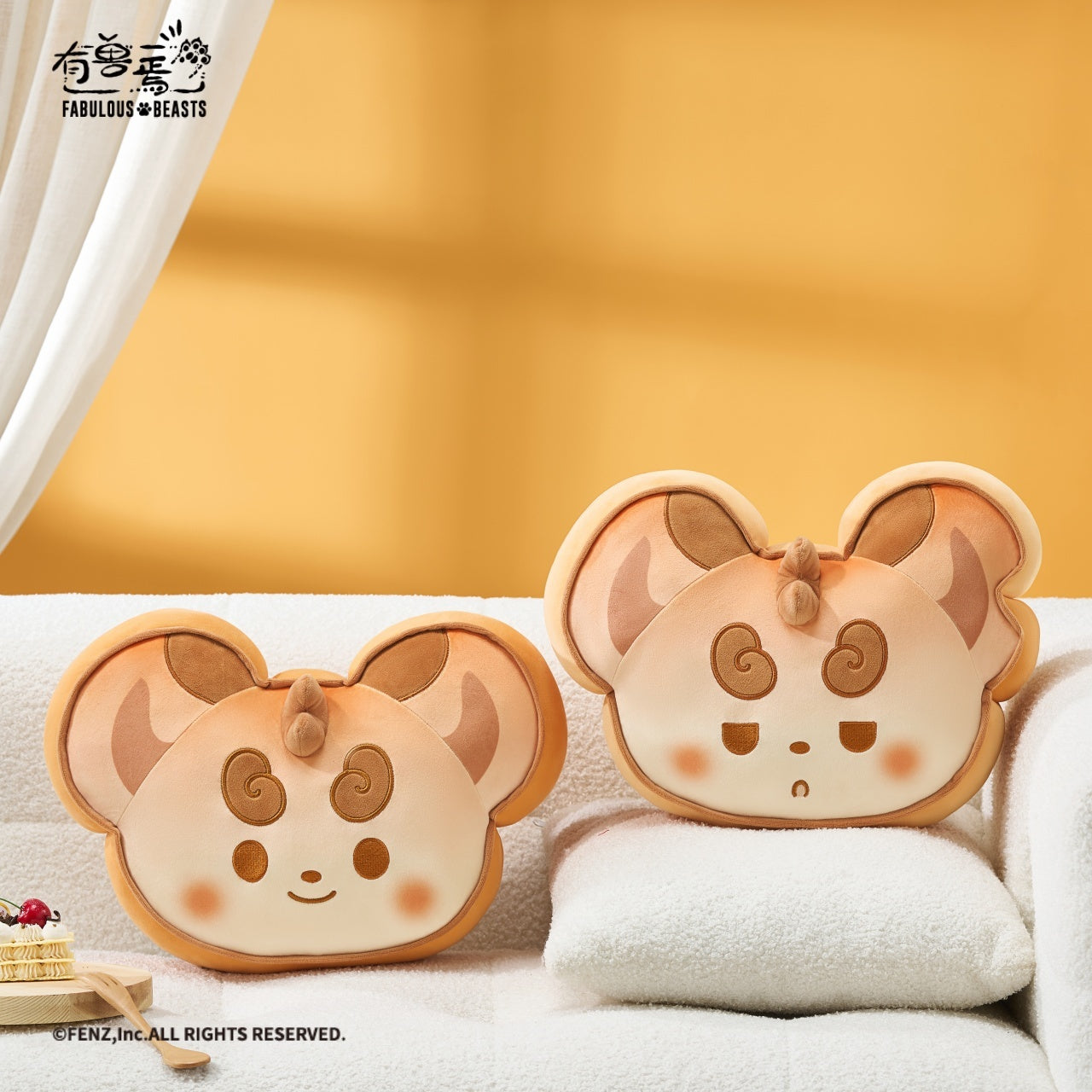 FABULOUS BEASTS - Bakery Series- Plush Pillow